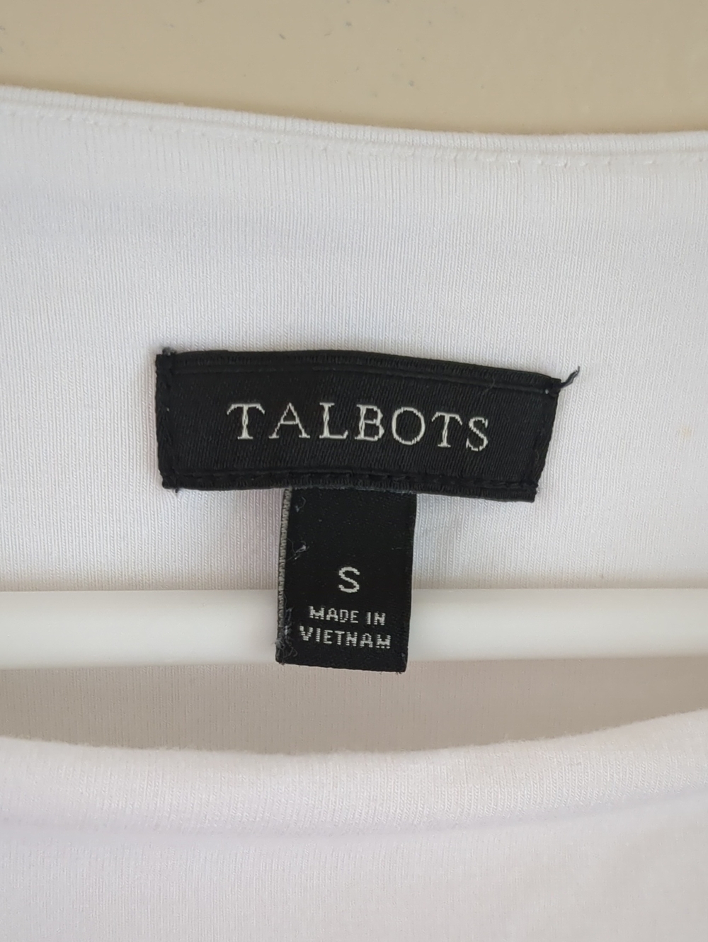 Small Talbots White Shirt Top - Picture 5 of 11